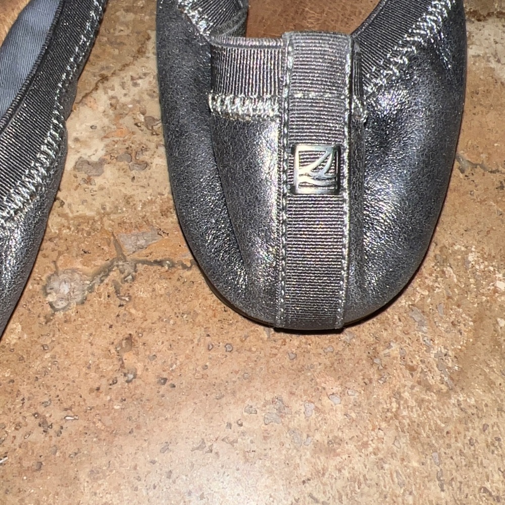 Sperry ballet flats loafers size 8.5-sparkly gray - Picture 7 of 7